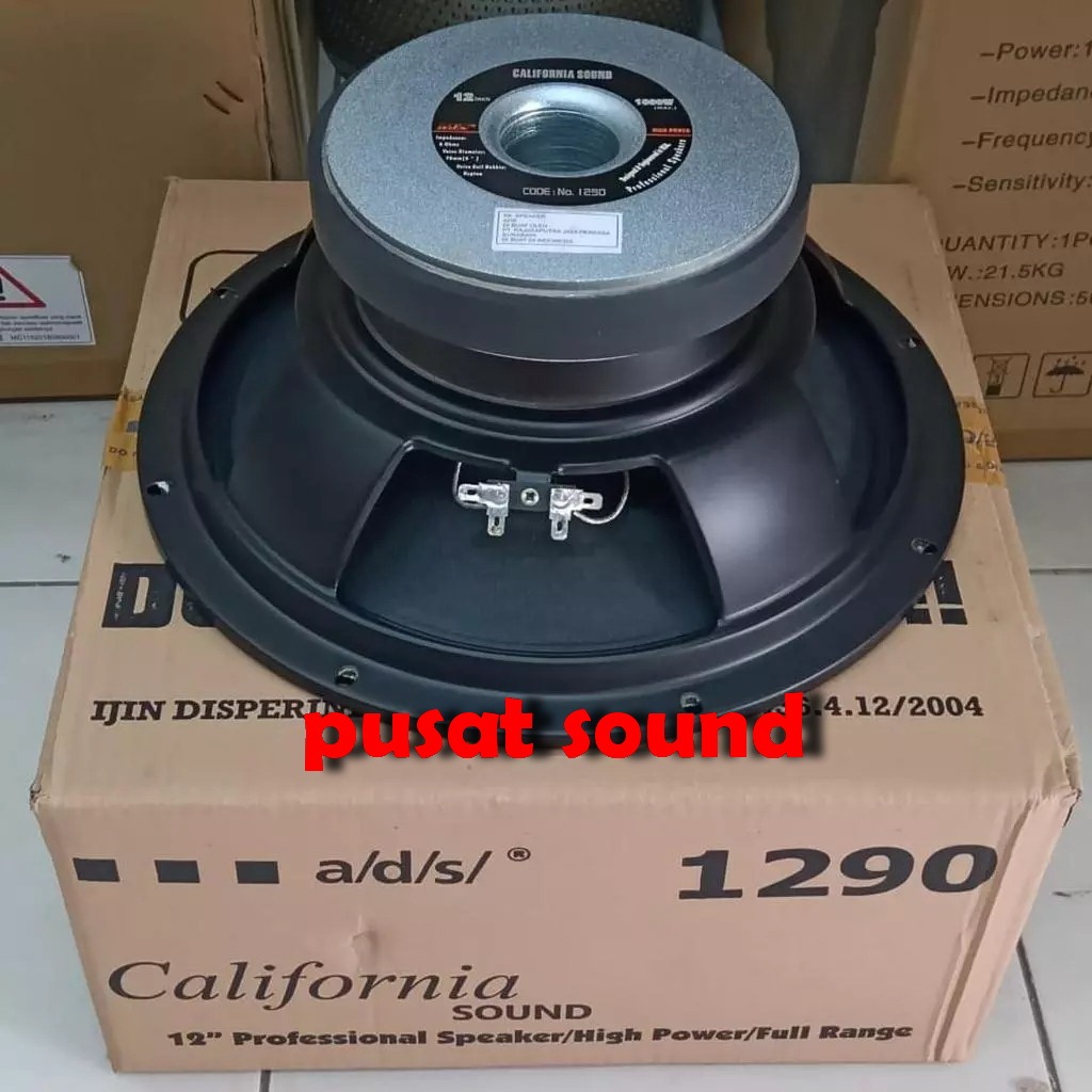 Speaker Component 12" ADS 1290 / ADS1290 full range loudspeaker Komponen 12 inch ads