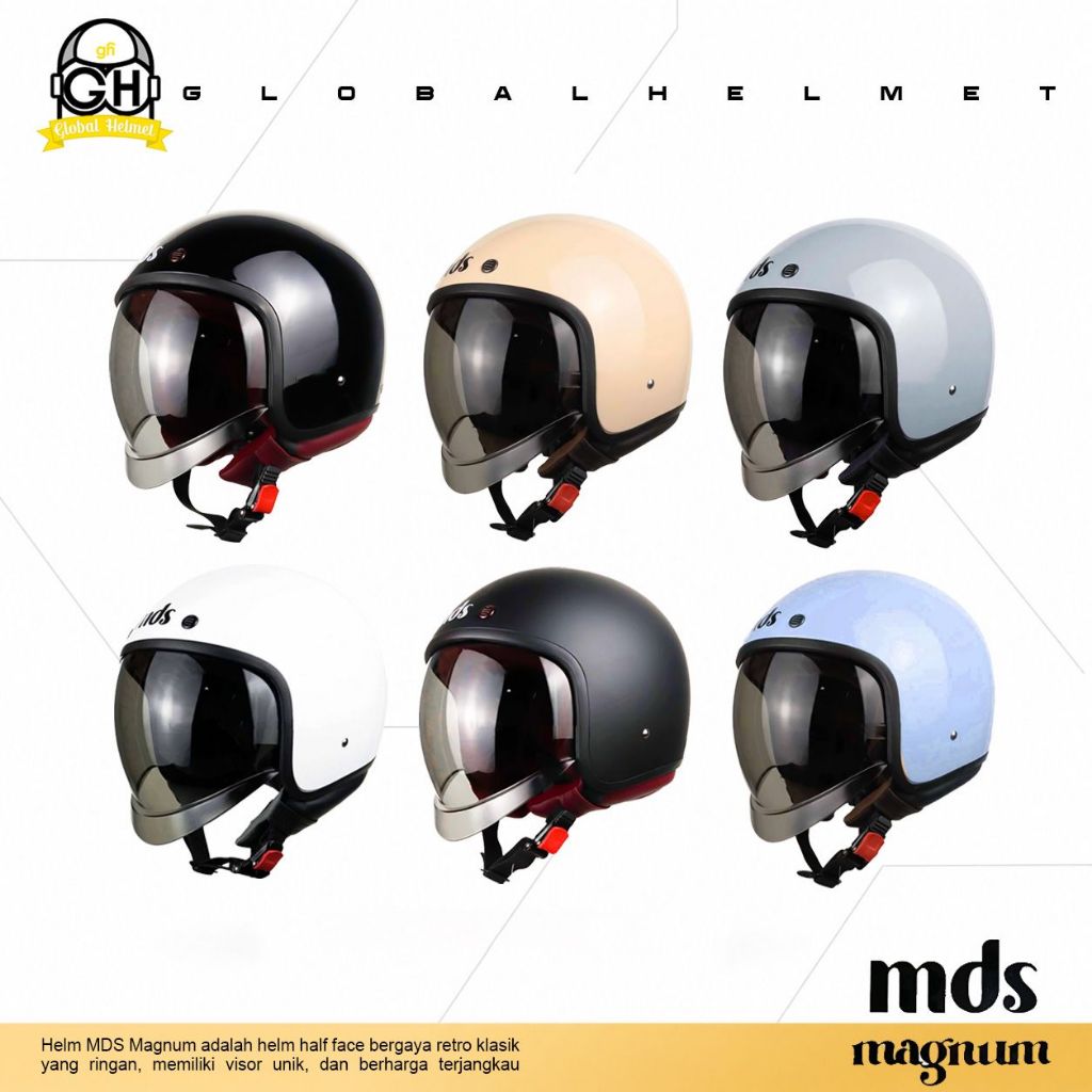 HELM MDS MAGNUM || MDS RETRO || MDS BOGO