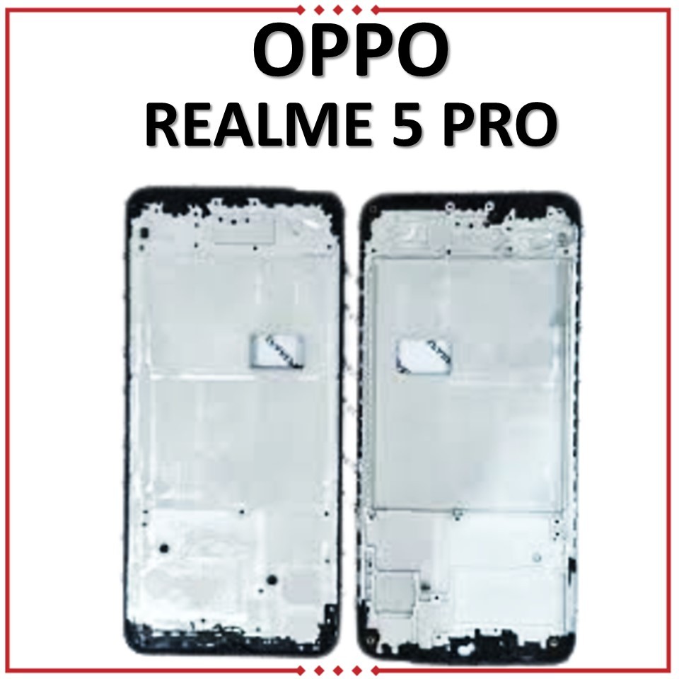 FRAME DUDUKAN LCD TULANG TENGAH REALME 5 PRO ORIGINAL COPOTAN