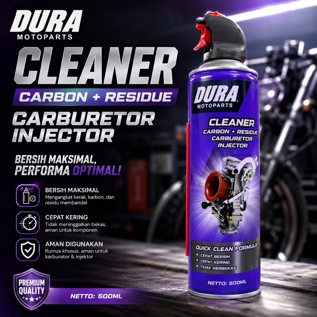 CHAIN LUBE DURA ECO FSCM 500ML PRODUCT BY DAYTONA JAPAN ORIGINAL DURA MOTOPART PELUMAS RANTAI MOTOR 