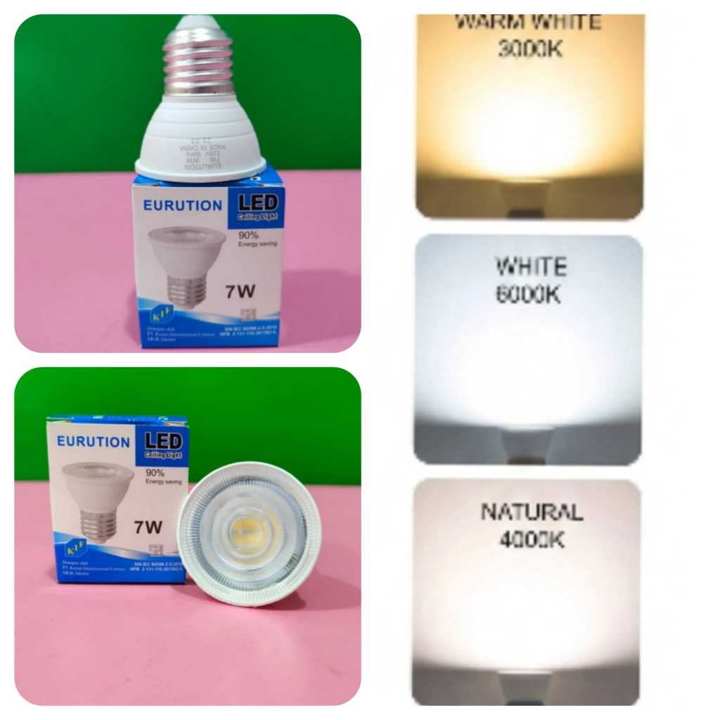 Lampu Sorot Spot LED COB 7w 7 watt 220V Fitting E27 - Spot LED Light - Par Light
