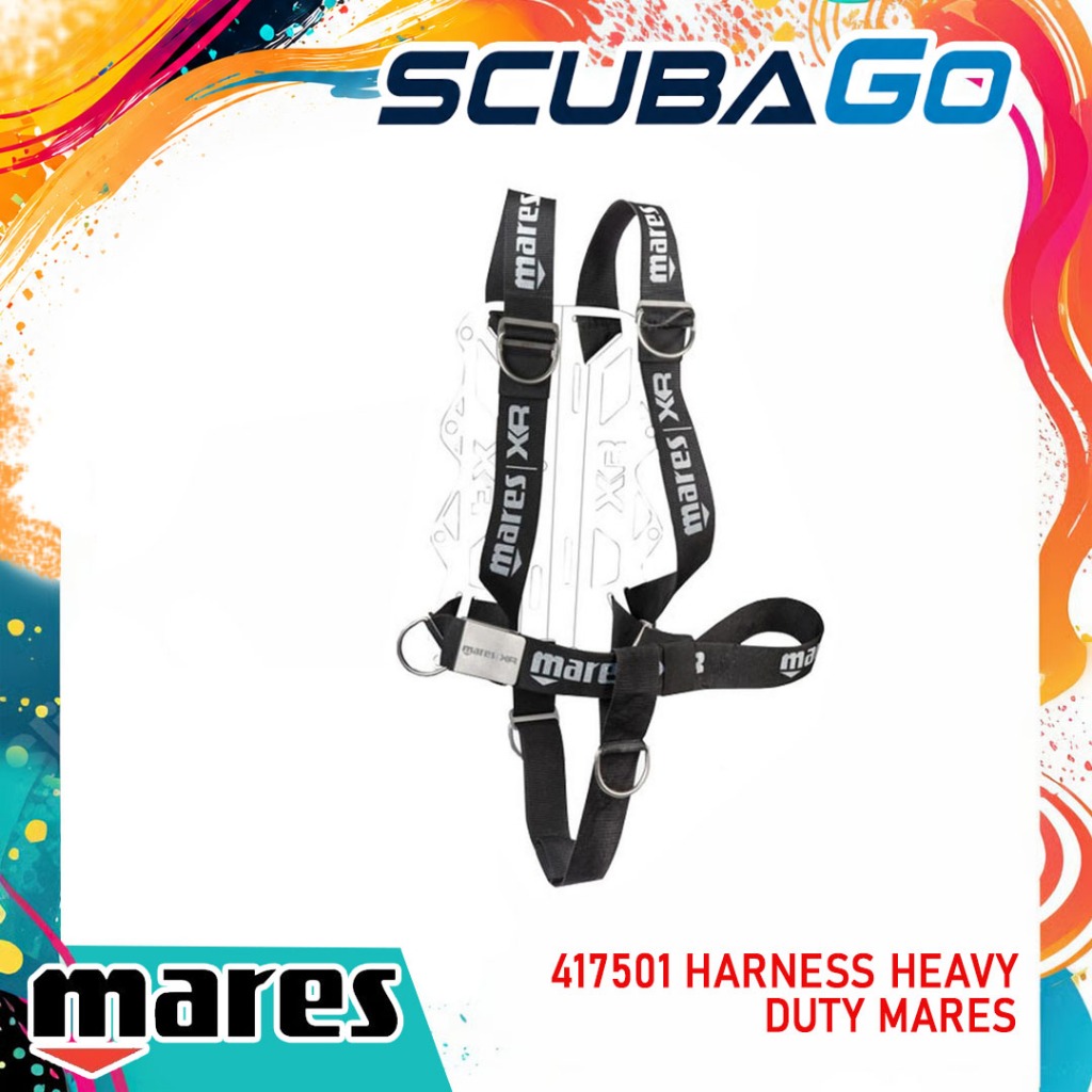417502 Harness BCD Mares XR Heavy Light Complete BC Backplate Technical Scuba Diving Dive