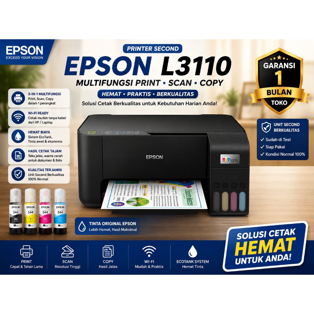 Printer Epson L3110.Print scan copy
