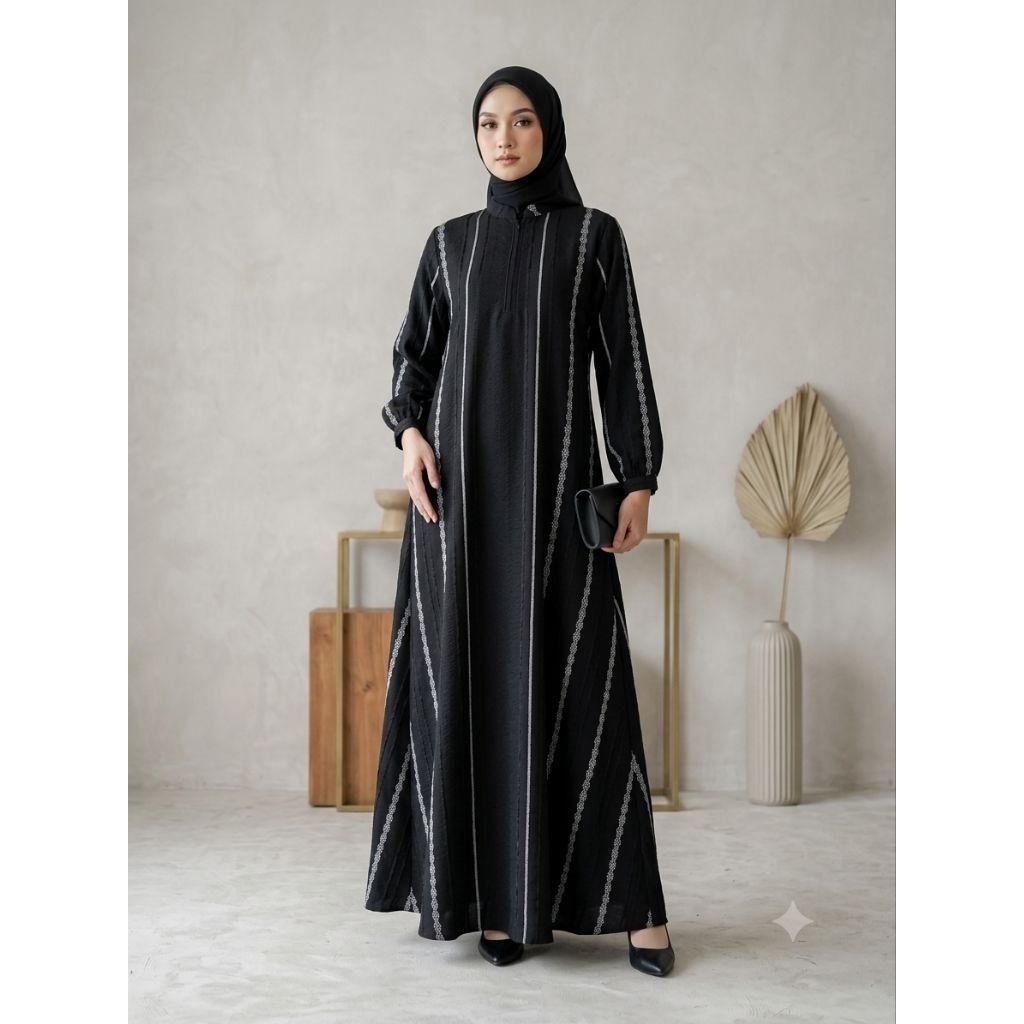 Gamis Zumaira Black