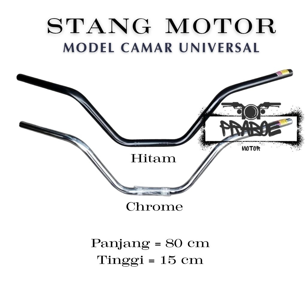 Stang Camar Tinggi Touring Modif Stir Universal Motor Xsr Vixion Byson Beat PCX Nmax Dll
