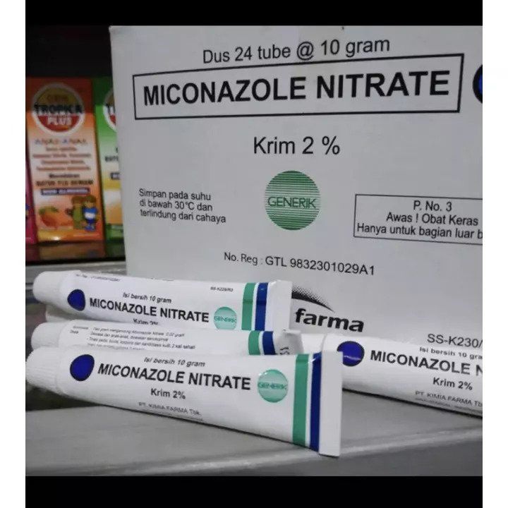 MICONAZOLE NITRATE Krim 2% Anti Jamur 10gr Miconazole Nitrate Obat Luar