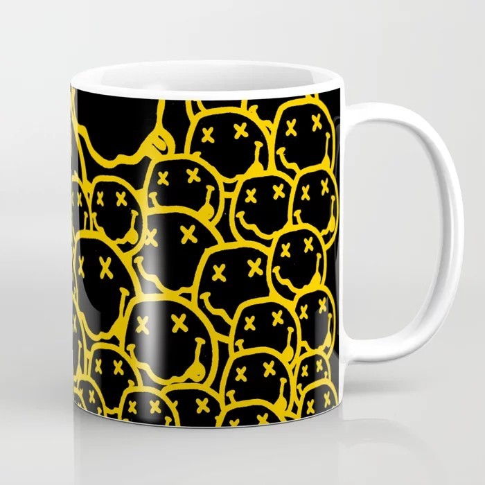 Gelas keramik smiley Nirvana mug
