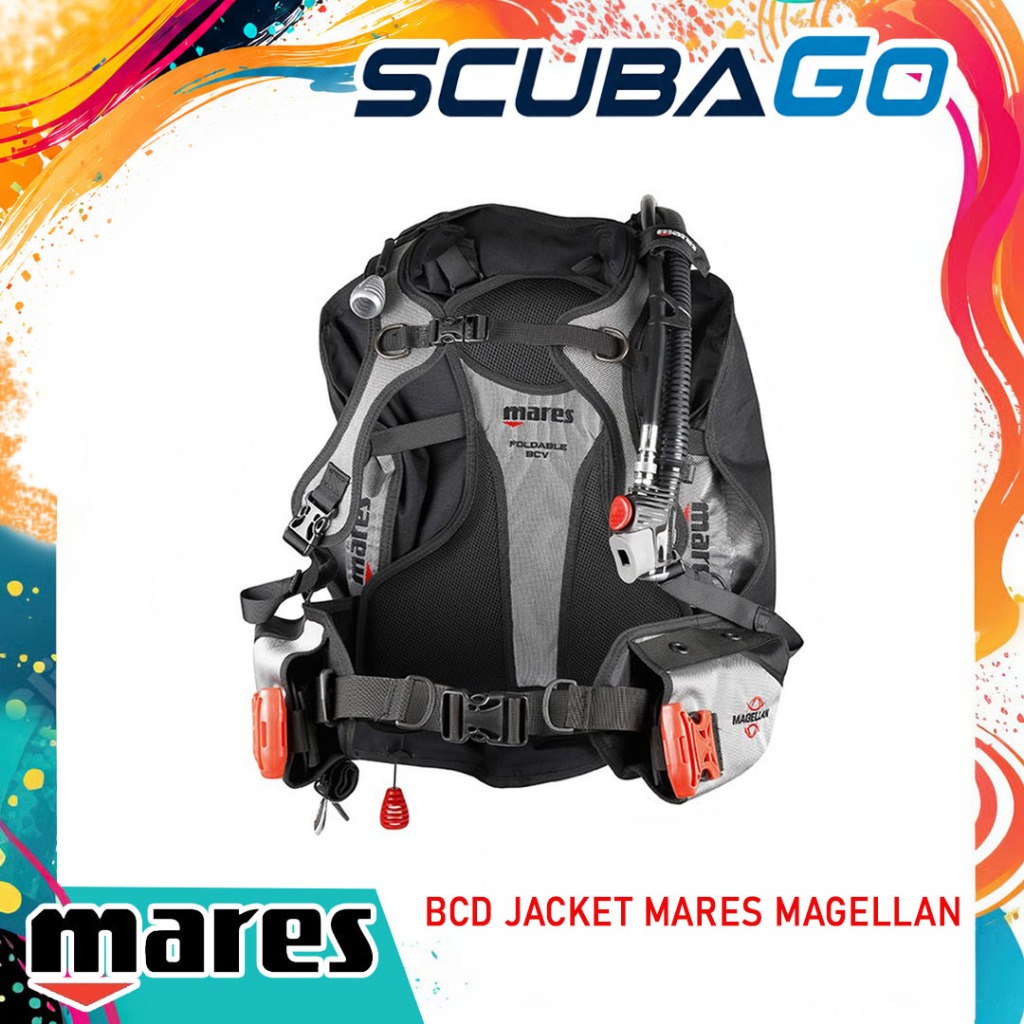 BCD Jacket Mares Magellan BC Buoyancy Scuba Diving Jaket Pelampung Rompi Selam Control Device Dive