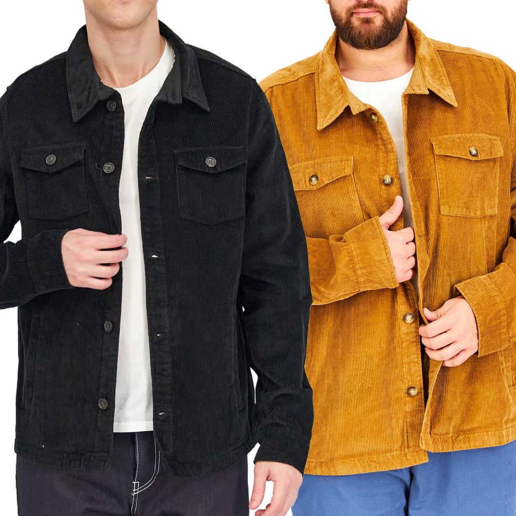 Trucker Corduroy Jacket Bigsize Orginal - Jaket Pria Jumbo Size GF0060