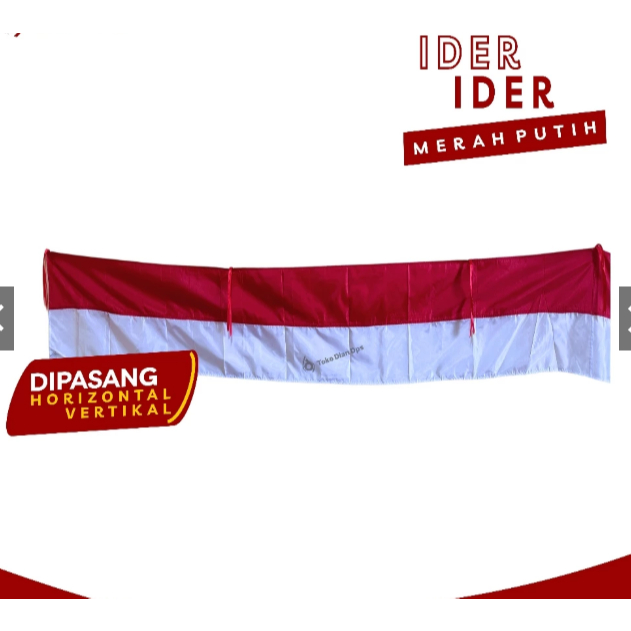 Bendera Merah Putih Jumbo / Bendera Mainan Merah Putih