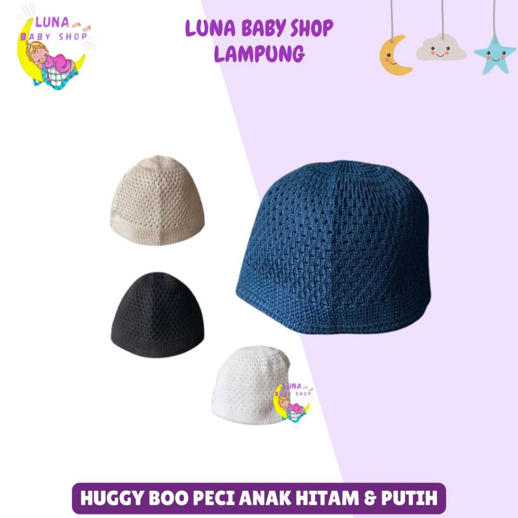Huggy Boo Peci Anak Rajut