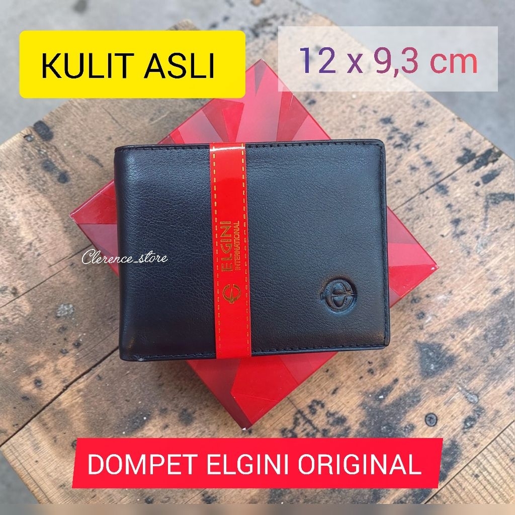 PROMO DOMPET PRIA KULIT ASLI PREMIUM LEMBUT - DOMPET ELGINI ORIGINAL  3518