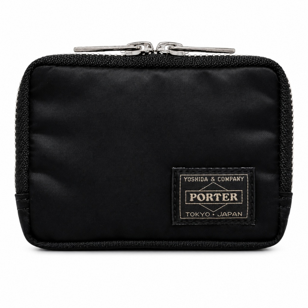 PORTER Yoshida Wallet Coin Purse Dompet Mini Simple Pouch Bag Key Waterproof
