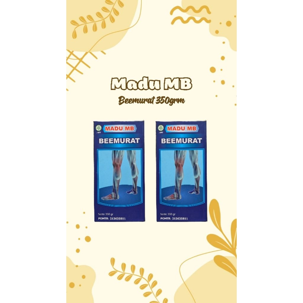 Madu MB Beemurat 350g - Madu Herbal pegal linu