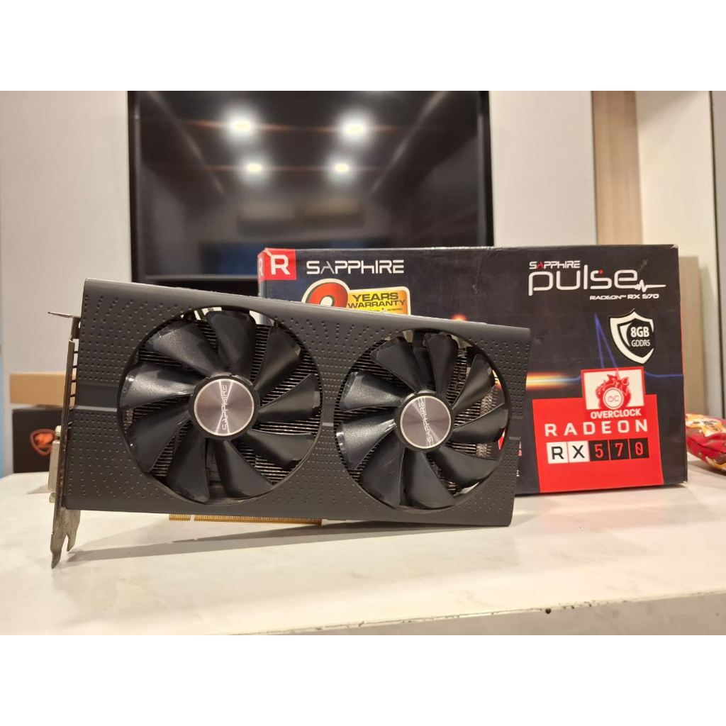 VGA SAPPHIRE PULSE RADEON RX 570 / RX570 8GB GDDR5 - Second 2ND