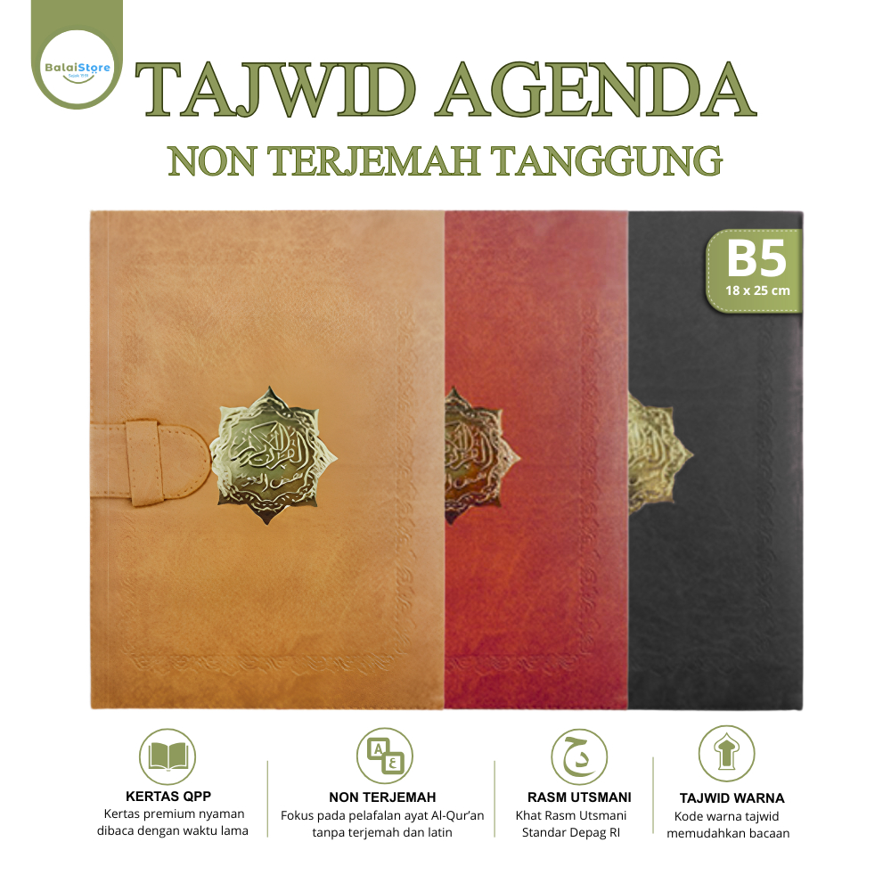Al Quran Tajwid Warna Tanggung B5 Organizer Non Terjemah Alquran Tajwid Warna B5 Penerbit Diponegoro