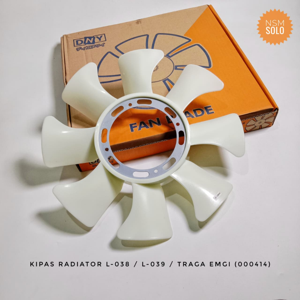 KIPAS RADIATOR MOBIL / FAN BLADE MITSUBISHI L300 DIESEL / L038 / L039 / TRAGA EMGI 8 DAUN