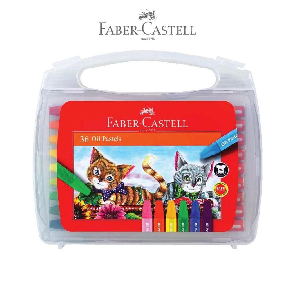 Crayon 36 warna Faber Castell / Hexagonal Oil Pastell  36 Warna Faber Castell