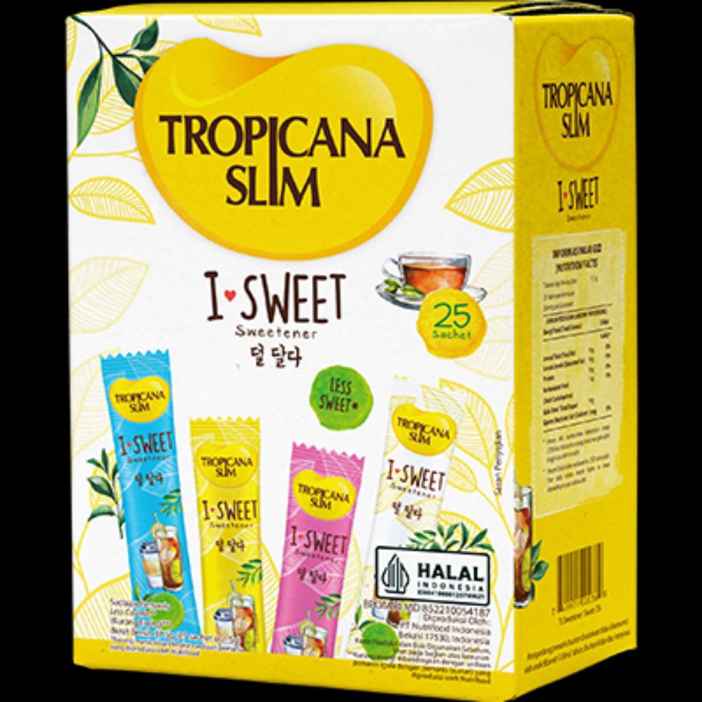TROPICANA SLIM I SWEET 25 SACHET