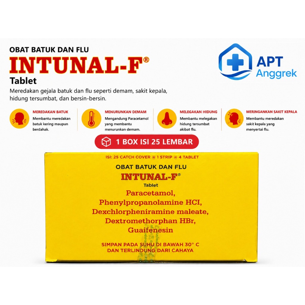 Intunal F 1 BOX isi 25 Lembar