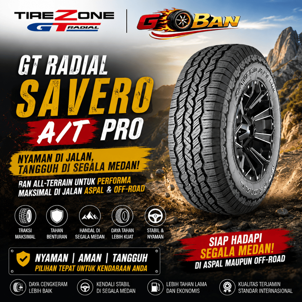Ban Mobil GT Radial SAVERO AT PRO 235/70 R15