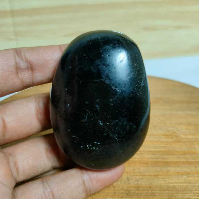 Batu Natural Black Tourmaline palm (3)