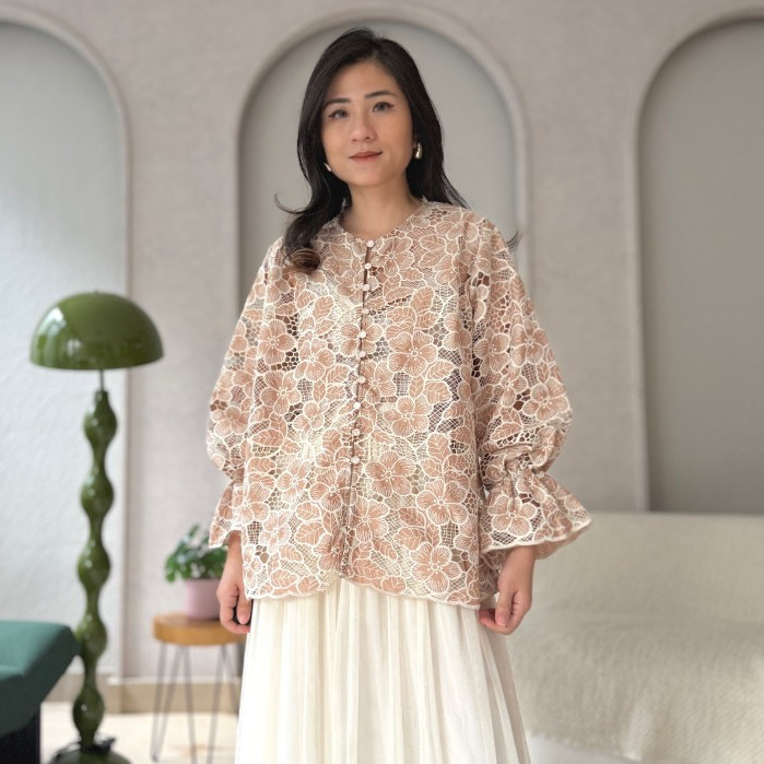 Arumi Outer Brukat – Atasan Kondangan Wanita Premium Elegan