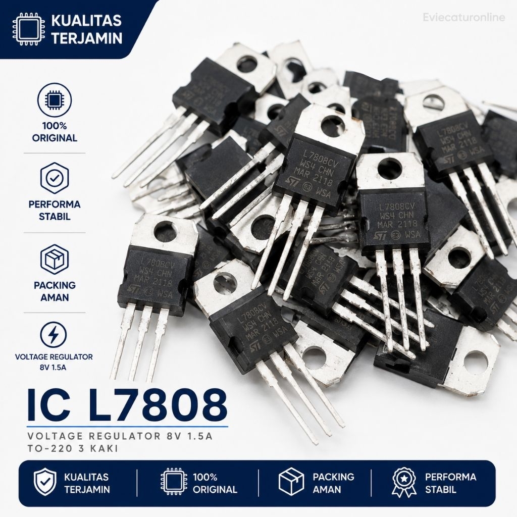 transistor regulator IC L7808 transistor regulator IC