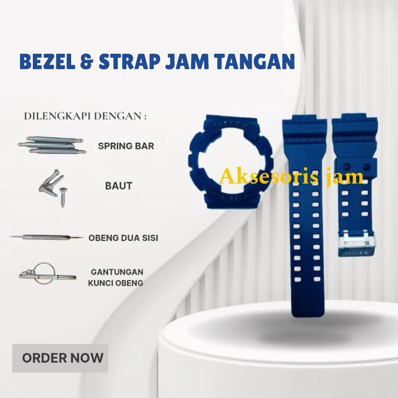 TALI RUBBER BAND BEZEL STRAP CASE GA100 GA110 GD100 GD120 GAX100 Bezel BESEL original  GA100 GA110 G