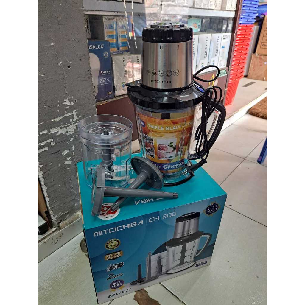 *KHUSUS BATAM* MITOCHIBA CHOPPER CH-200 MITOCHIBA Chopper CH-200 Original 2 Liter | Food Chopper Pen