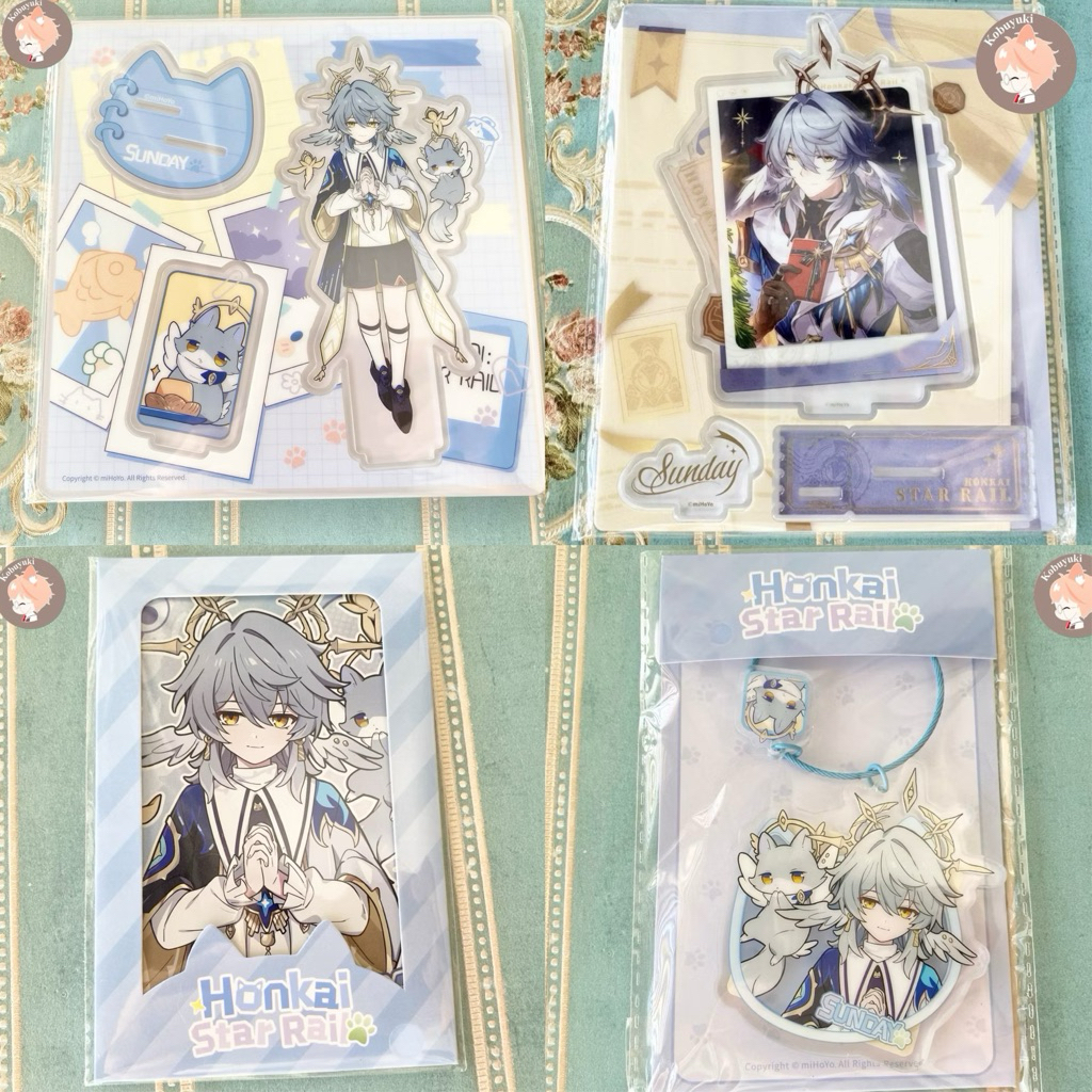 [Ready] OFFICIAL Sunday acrylic standee stand keychain pendant photocard pc badge pin stand penacony