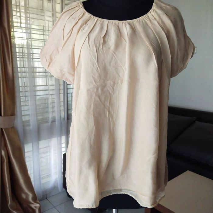 blouse lengan pendek balon coksu
