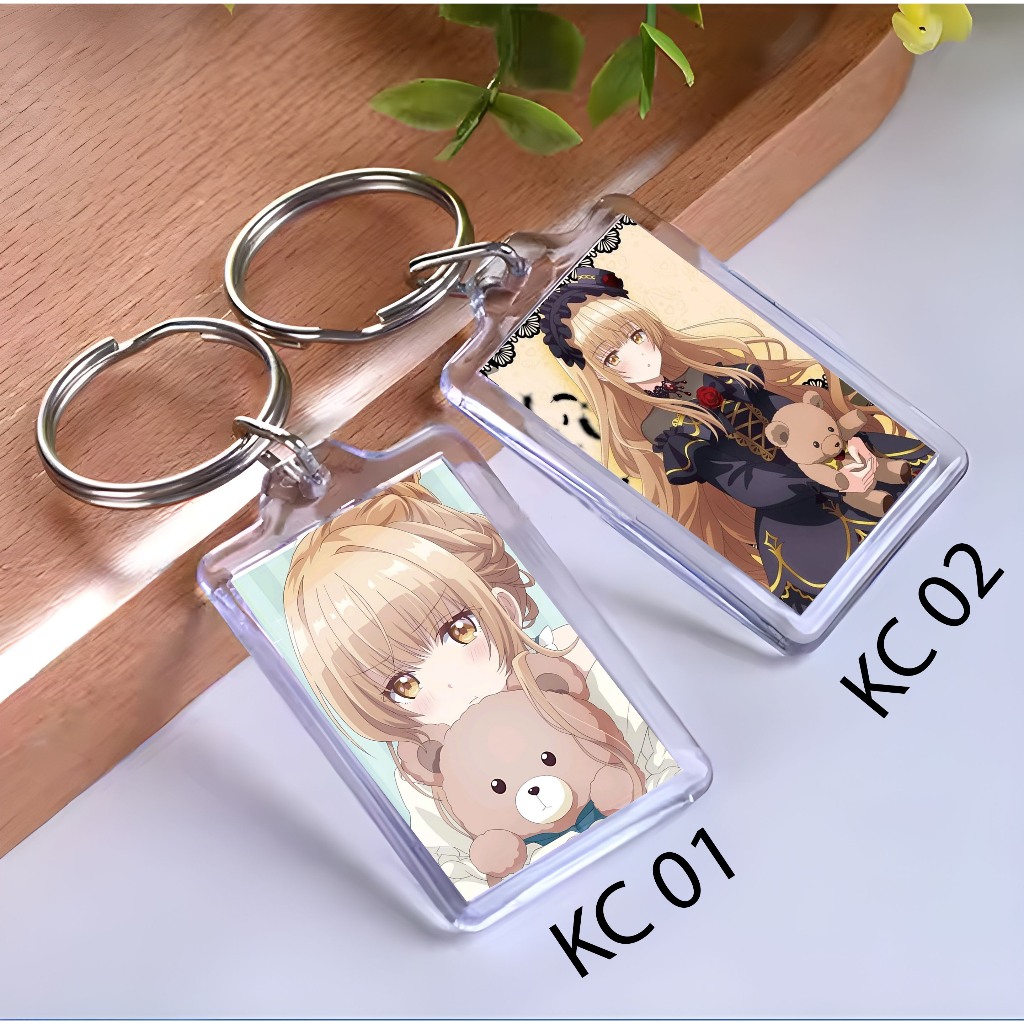 Keychain Shina Mahiru  - Keychain Anime The Angel Next Door Spoils Me Rotten   - Keychain - Shina Ma