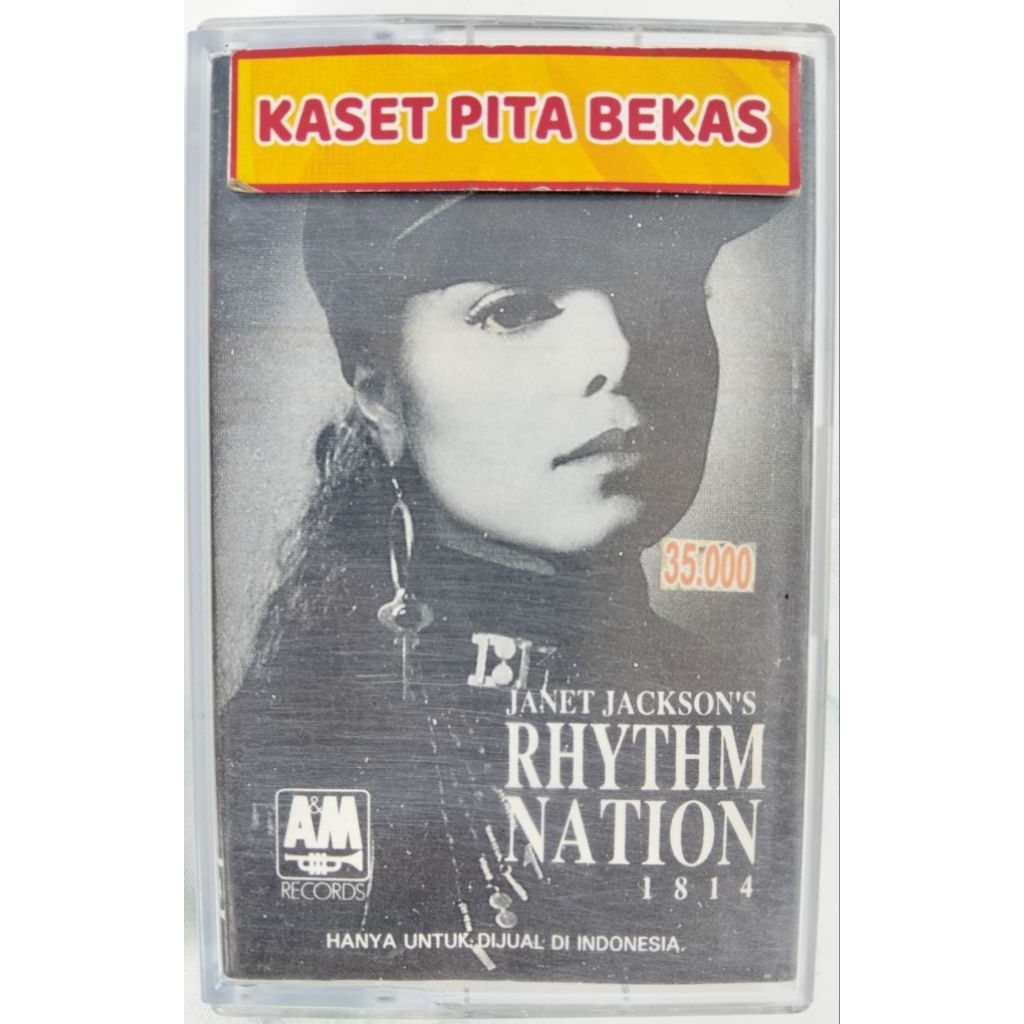 kaset pita bekas Janet Jacksons rhythm nation