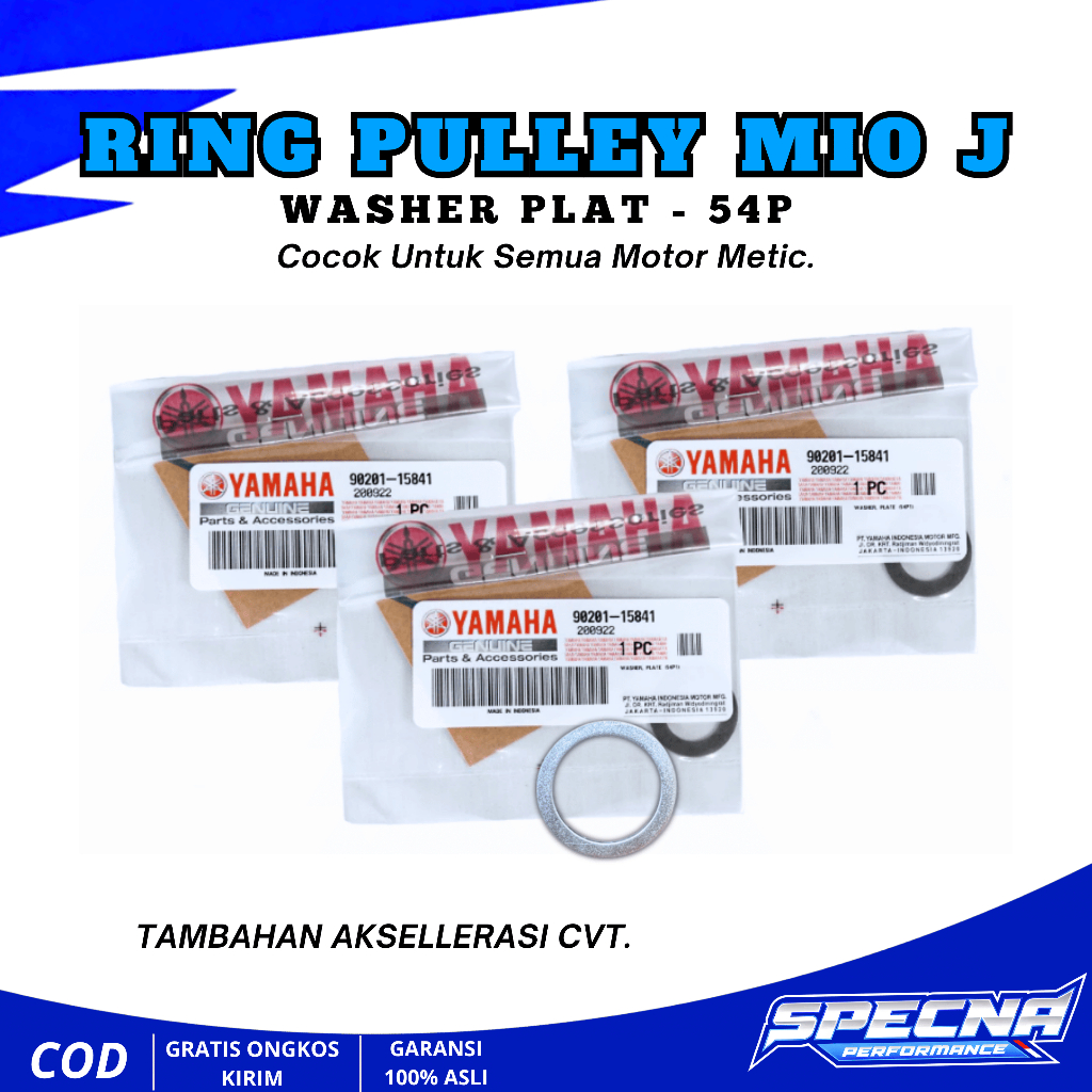 RING PULLEY MIO J -Ring Pulley Tambahan Pulley Non Bubut Motrcycle