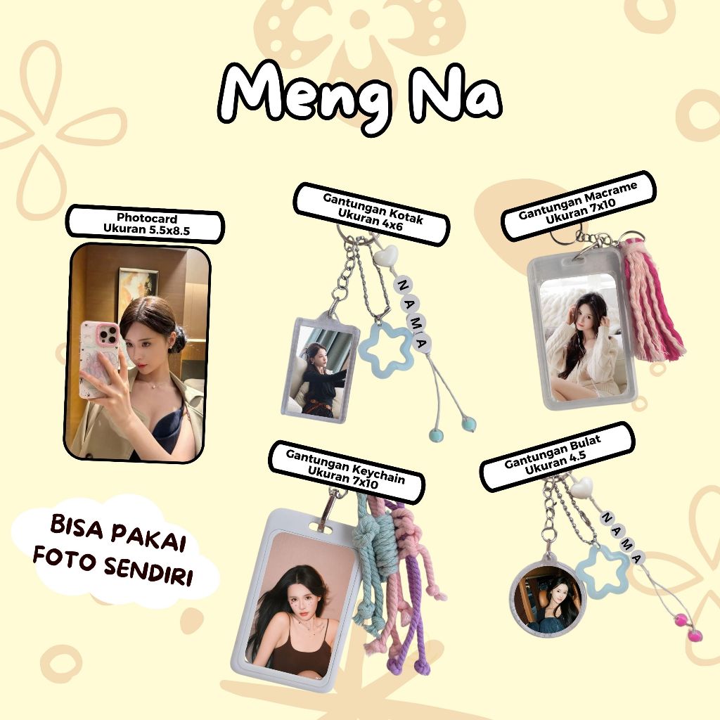 MENG NA I PHOTOCARD I PHOTOSRTIP I GANTUNGAN KUNCI I KALENDER I DRAKOR I DRACIN I DRAMASHORT