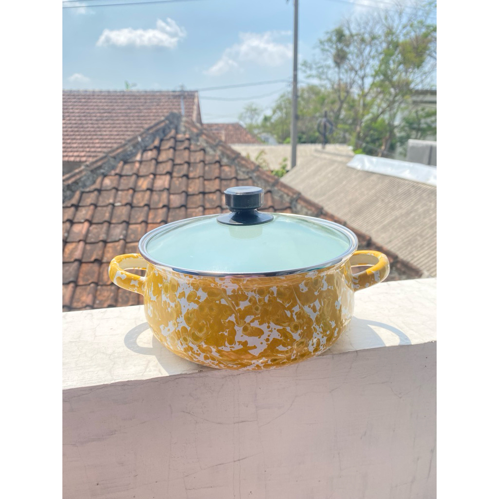PANCI MASAK 20 ENAMEL PANCI BLIRIK JADUL