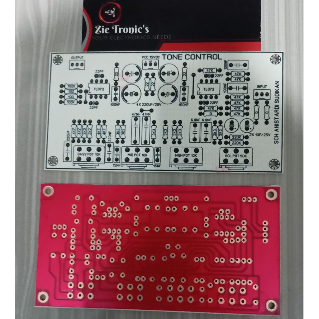 PCB TONE CONTROL BALAP ANISTARDI SUDIKAN FIBER CHEM