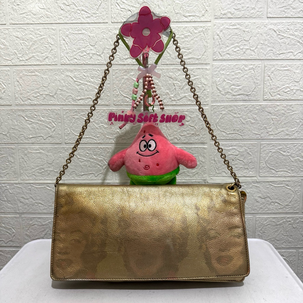 tas shoulder bag lovecat gradasi marilyn monroe. tas ketek kulit asli. tas rare langka. tas prelop. 