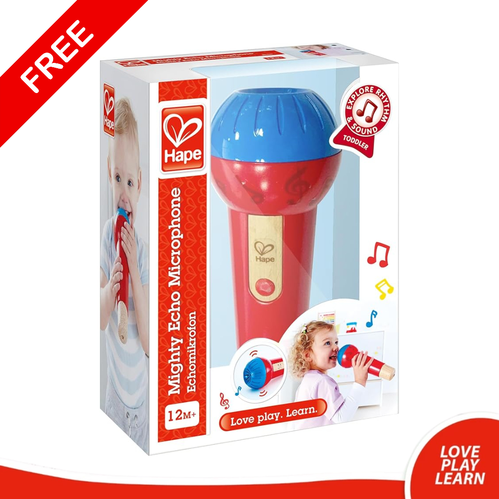 [FREEGIFT] HAPE MIGHTY ECHO MICROPHONE