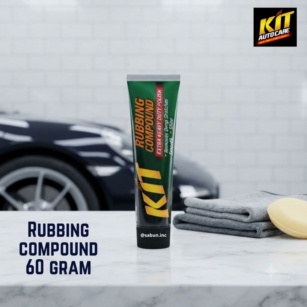 KIT Rubbing Compound Kompon Poles Penghilang Baret Mobil Motor