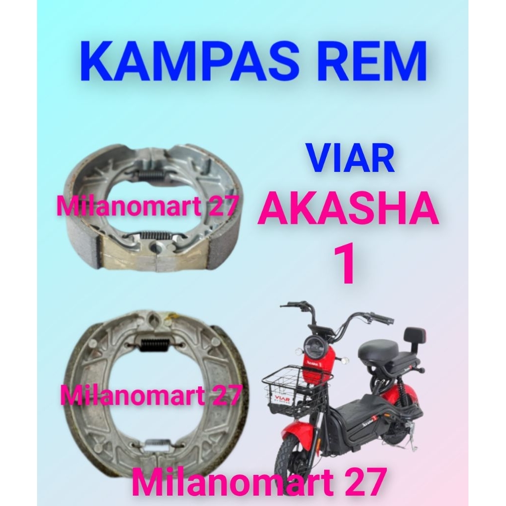 kampas rem sepeda listrik viar akasha 1 kampas rem sepeda listrik viar akasha 1