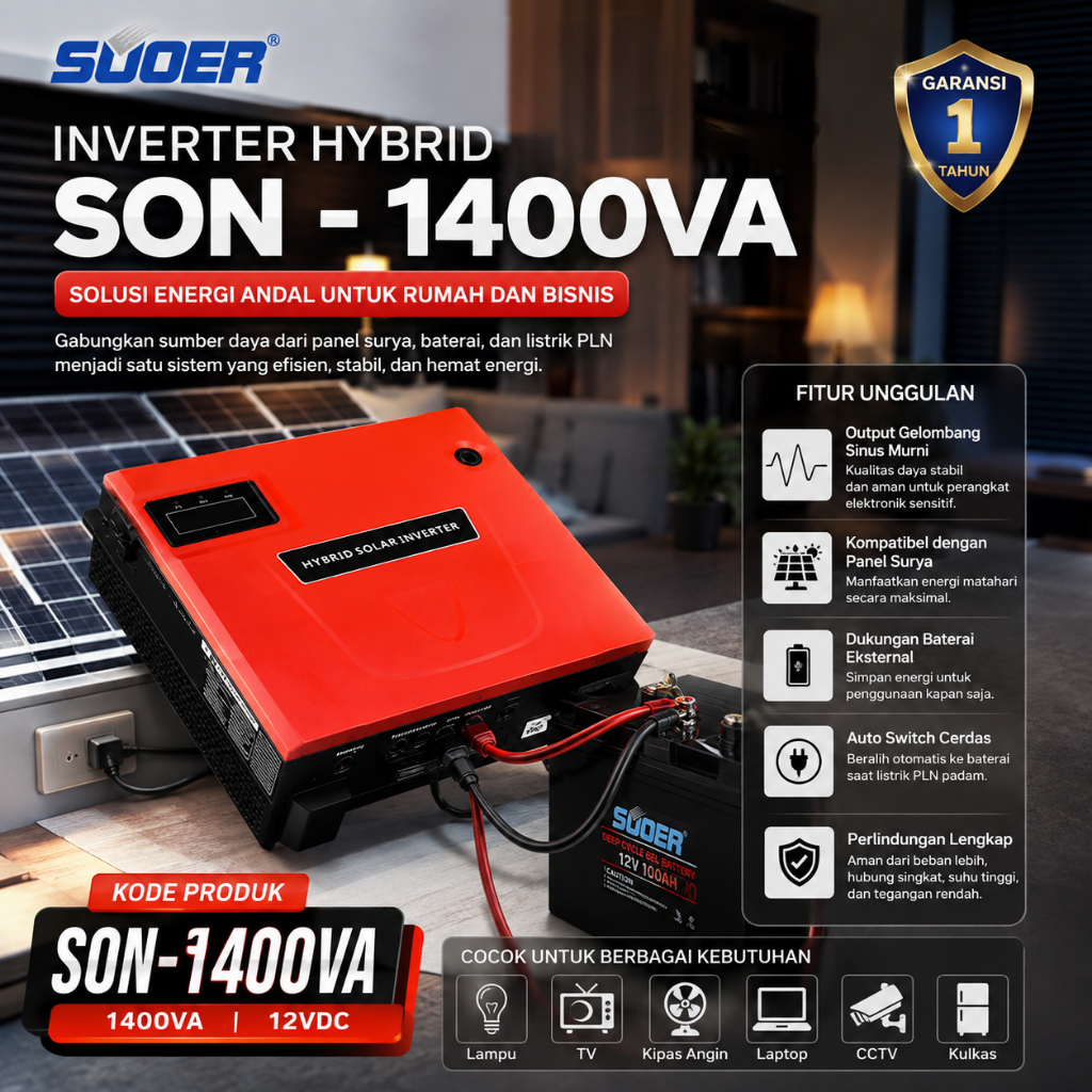 Inverter suoer son - 1400 hybrid