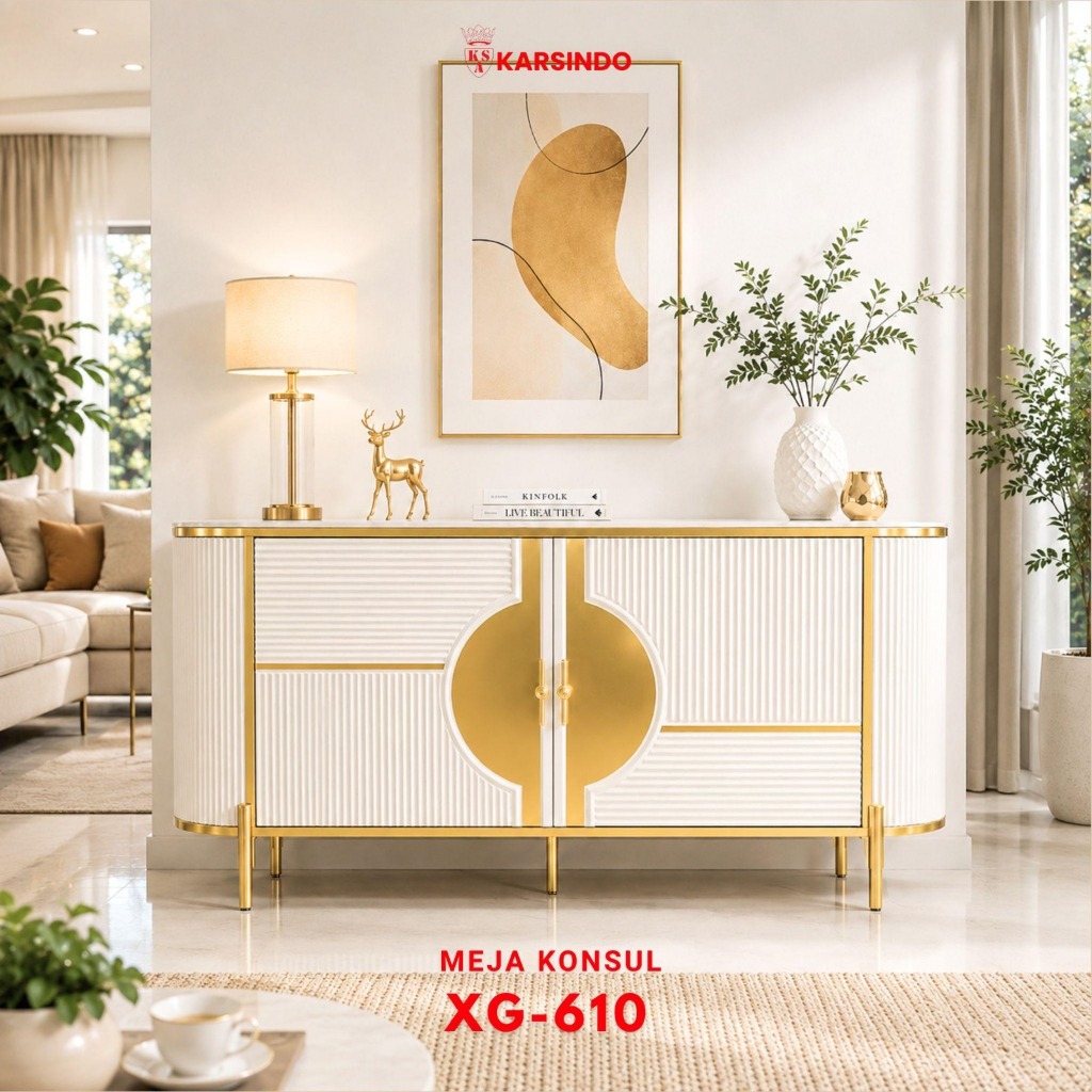 Meja Konsul Granit Buffet Konsul Serbaguna XG 610