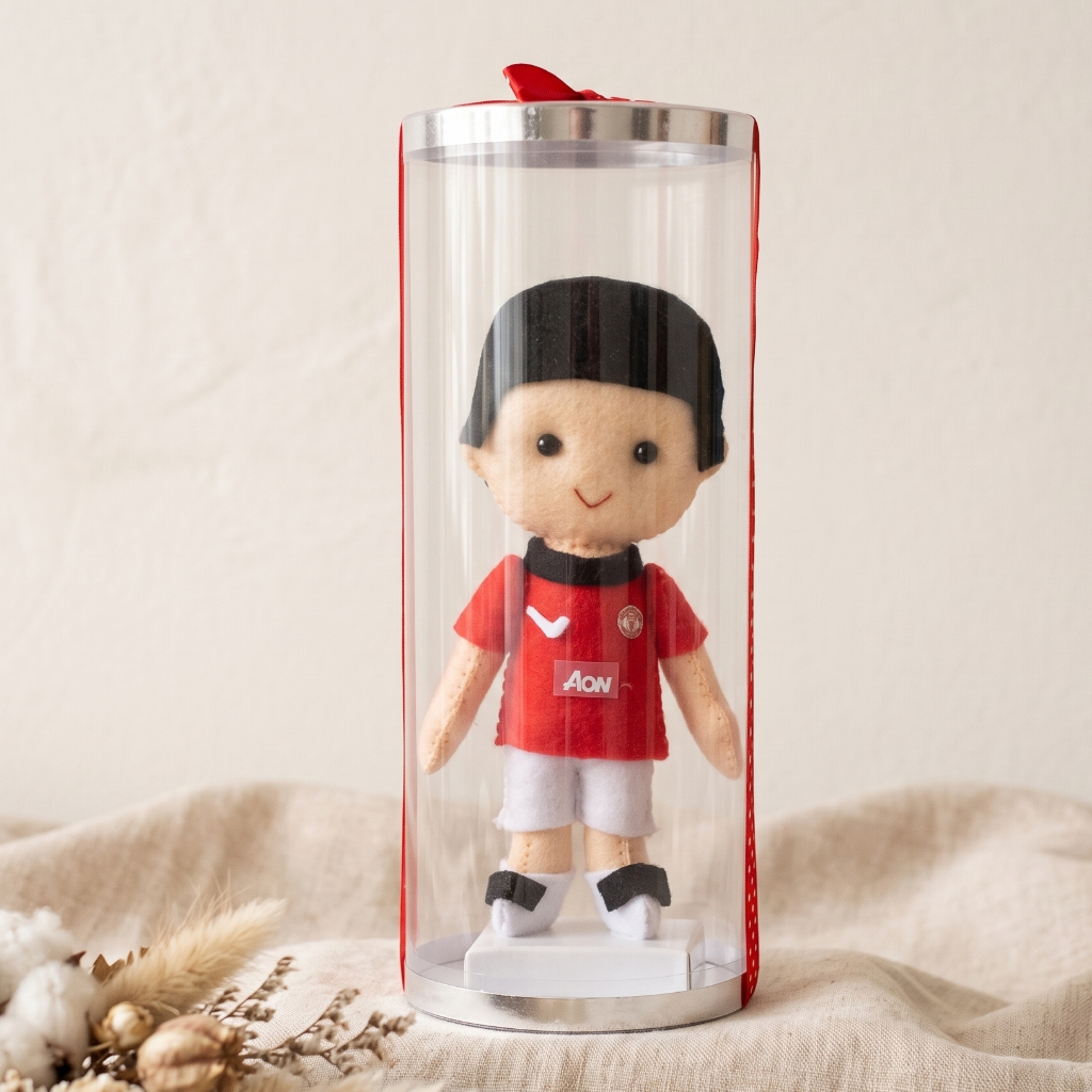 Boneka Flanel Kostum Club Sepak Bola Timnas MU bisa Request
