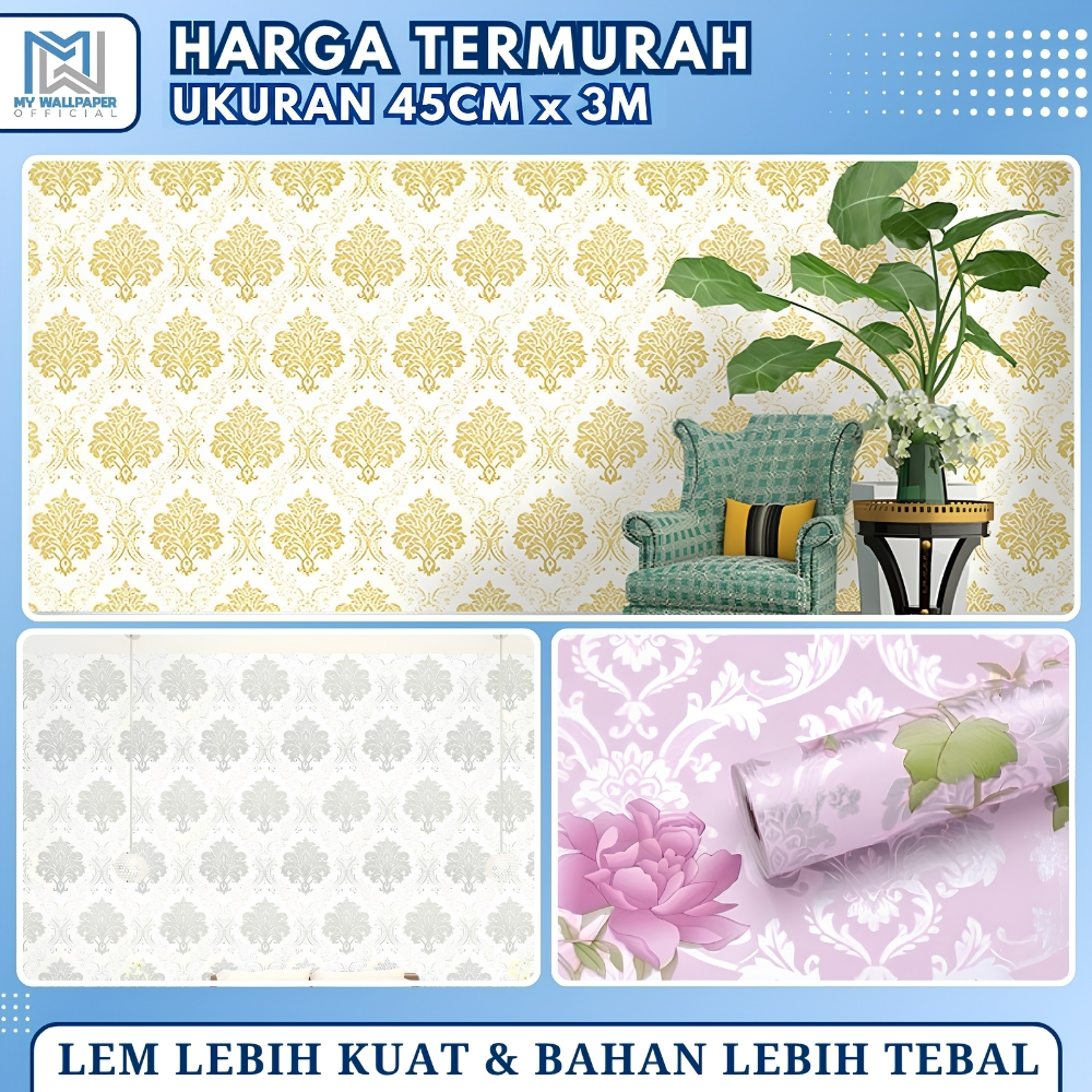 Wallpaper Dinding Kamar Ruang Tamu Motif Batik Wallpaper Dinding Batik Wallpaper Batik Aesthetic