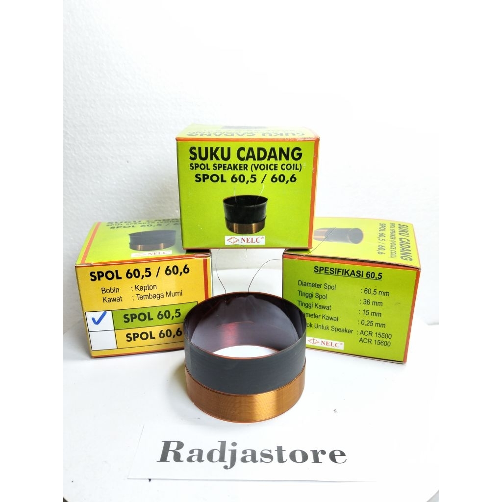 Spool speaker Nelc 60.5mm spool speaker ACR 15500 15600