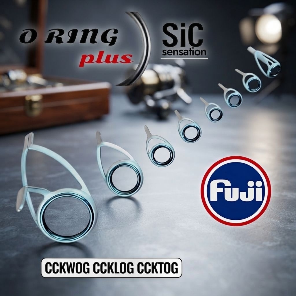 RING GUIDE FUJI JIGGING BISA OFFSHORE JIG ROD SPINNING CCKWOG CUSTOM JORAN