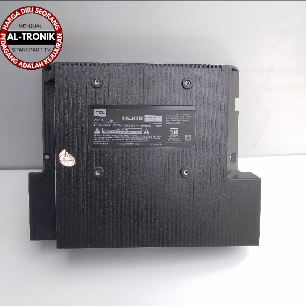 TUTUP BELAKANG TV LED TCL 32 INCH MODEL 32G9 BACK COVER TCL 32G9