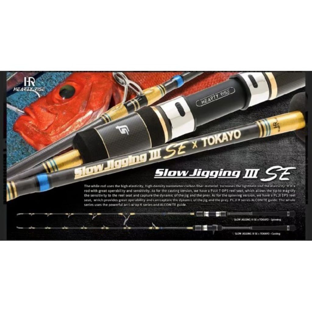 Jaoran Slow Jigging III SE X Tokayo 0 Power Range